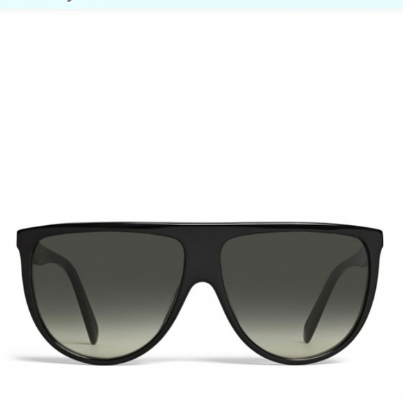 Céline - SALE! Aviator Sunglasses in Acetate - Black Slim - Picture 3 of 5